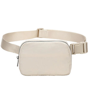 Lunu Men Women Yoga Waist Chest Bag Lightweight Waterproof Material