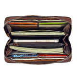 Flower Long Wallet Zipper Wristlet for Ladies Evening Clutch