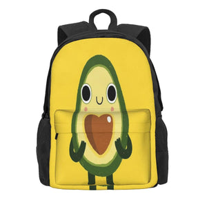 Luvocado Backpacks Men's Women's Zipper Close Backpack