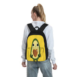Luvocado Backpacks Men's Women's Zipper Close Backpack
