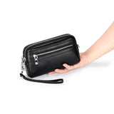 Cow Leather Women Small Bag Double Compartment Messenger Bag