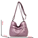 High Capacity Handbag Women 2021 Soft Pu Leather Shoulder Bags