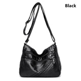 High Capacity Handbag Women 2021 Soft Pu Leather Shoulder Bags