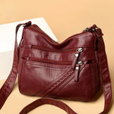 High Capacity Handbag Women 2021 Soft Pu Leather Shoulder Bags