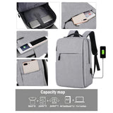 15.6 Inch Laptop Lightweight Shoulder Backpack Waterproof Daypack Bag