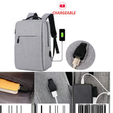 15.6 Inch Laptop Lightweight Shoulder Backpack Waterproof Daypack Bag