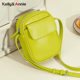 Mini PU Leather Shoulder Bag Women Crossbody Purse Zipper