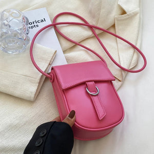 Mini Shoulder Bag Soft PU Leather Crossbody Clutch Phone Purse Women's Messenger