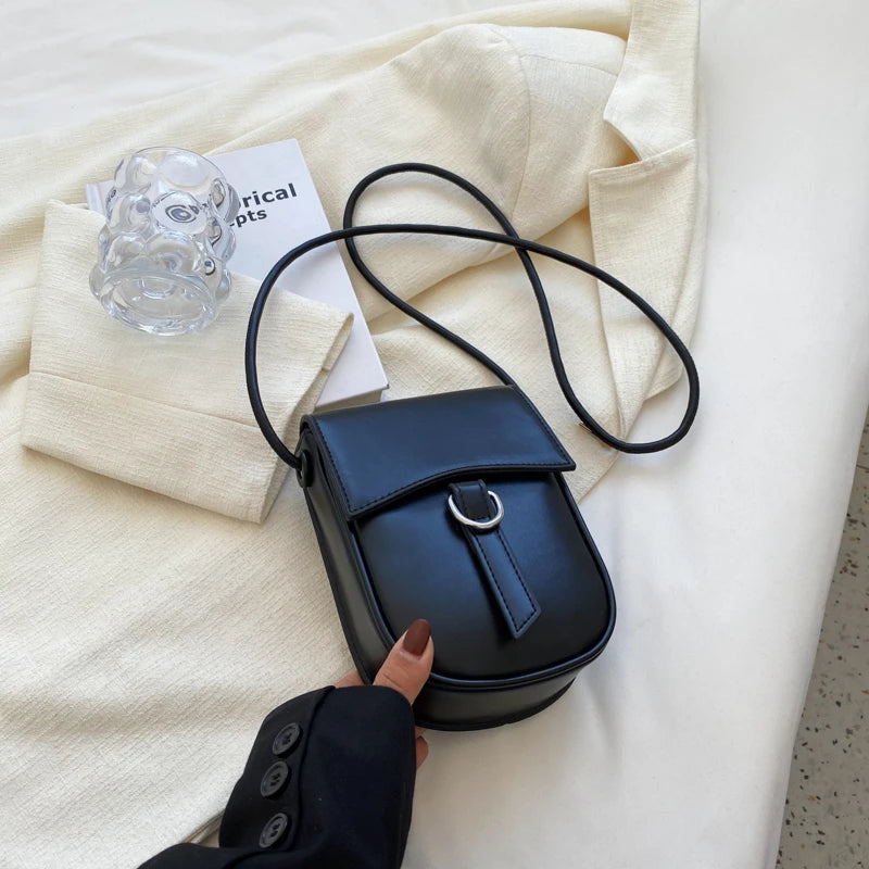 Mini Shoulder Bag Soft PU Leather Crossbody Clutch Phone Purse Women's Messenger