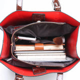 Women Composite Bags Handbags Purse Messenger Bag Tote+Shoulder Crossbody Bag