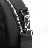 Nylon Backpack for Teen Girls Multi-pocket School Bag Plaid