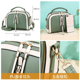 Women's Contrast Single Shoulder Small Square Bag Lady Style