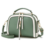 Women's Contrast Single Shoulder Small Square Bag Lady Style