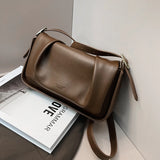 Women's PU Leather Shoulder Bag Small Crossbody Clutch