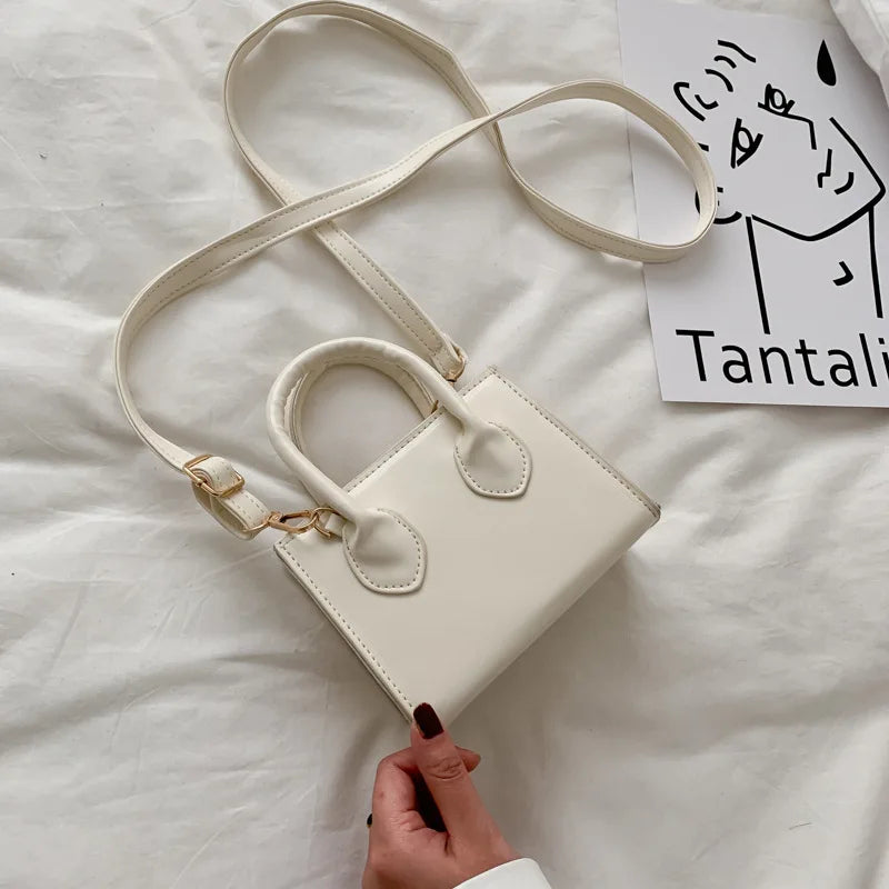 Women's Mini Square Shoulder Bag Casual Handheld Messenger Bag