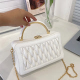 Band Box Tote Handbag Purse Women Shoulder Crossbody Bag