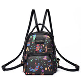 Bear Mini Backpack Street Travel Women's Backpack Girl Shopping Shoulder Bag Sch