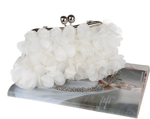 Full Flower Women Party Clutches Bridal Evening Bags Small Purses