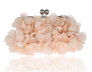 Full Flower Women Party Clutches Bridal Evening Bags Small Purses