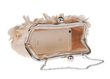 Full Flower Women Party Clutches Bridal Evening Bags Small Purses