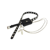 Casual Wild Ladies Chain Belt Bag, Punk Wind Decorative Belt