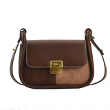 Leather Crossbody Bags Long Belt Female Shoulder Purses Handbags Underarm Bag