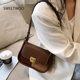Leather Crossbody Bag with Long Belt for Women