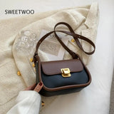 Leather Crossbody Bag with Long Belt for Women