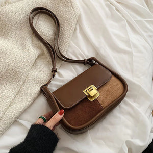 Leather Crossbody Bags Long Belt Female Shoulder Purses Handbags Underarm Bag