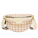 Women's Chain Chest Waist Bag Sling Crossbody Bag