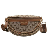 Women's Chain Belt Bag Crossbody Sling Multifunction Chest Waist Trip Shoulder