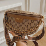 Women's Chain Belt Bag Crossbody Sling Multifunction Chest Waist Trip Shoulder