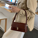 Women's Crossbody Bag Underarm Shoulder Handbag Solid