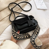 Women's Winter Frosted Shoulder Bag Square Messenger Bag