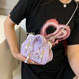 Jacket Clip Crossbody Bag for Women Shoulder Bag Handbag Clutch Purses