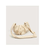 Pleated Handlebags PU Cloud Bag Armpit Bag Shopping Shoulder strap