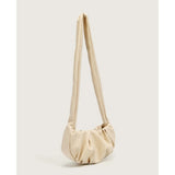 Pleated Handlebags PU Cloud Bag Armpit Bag Shopping Shoulder strap