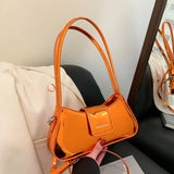 Small PU Leather Shoulder Bag for Women Handbag