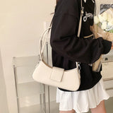 PU Leather Underarm Shoulder Bag Women Handbag Crossbody Side Bags