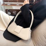 PU Leather Underarm Shoulder Bag Women Handbag Crossbody Side Bags