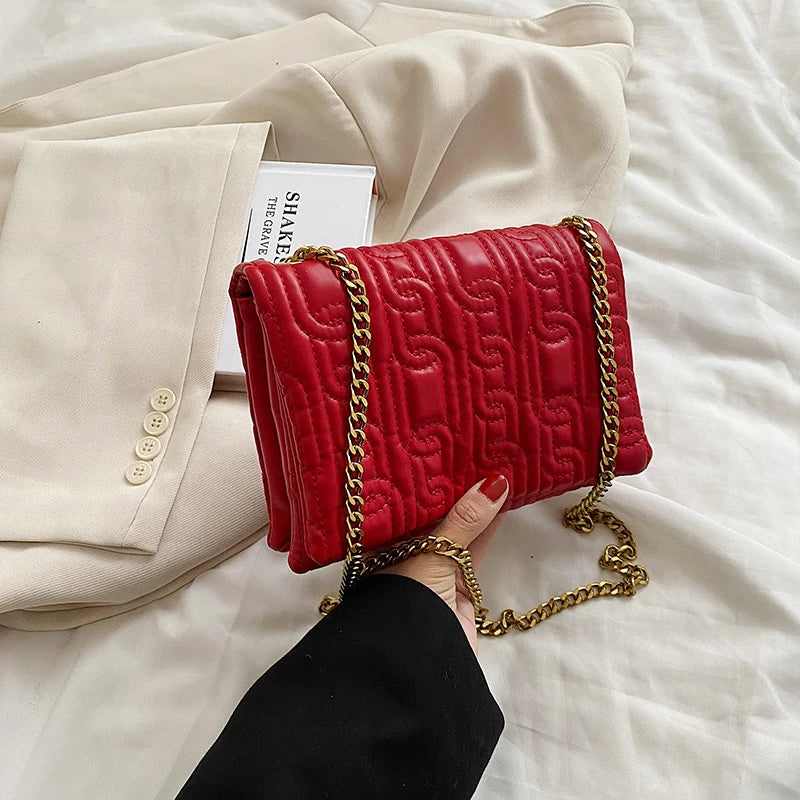 Chain Clutch Purse Crossbody Bag for Women