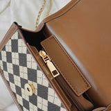 Women's Chain Messenger Bags PU Leather Shoulder Bags High Handbags