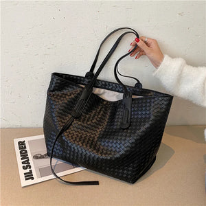 Large Tote Shoulder Bag for Women Vintage Ladies Handbag Purse