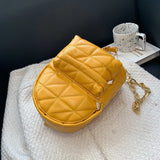 Chain Messenger Bags Women Casual Soft PU Leather Fanny Packs