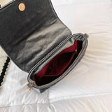 Velvet Corduroy Chain Crossbody Bag Small Clutch