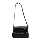 Soft Pu Leather Crossbody Bag Solid Shoulder Commuter