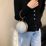 Retro Diamond Chain Bag Women's Handbag