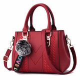 Women's Retro One Shoulder Crossbody Bag Large Capacity Handbag PU