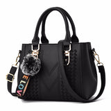Women's Retro One Shoulder Crossbody Bag Large Capacity Handbag PU