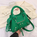 Rivet Crossbody Bag Women's Shoulder Messenger Purse Handbag